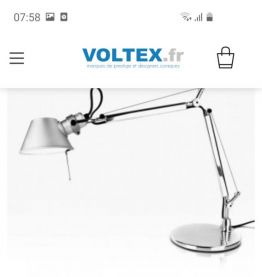 Lampe de table artemide Tolomeo Tavola mini