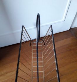 Porte-revues métallique vintage