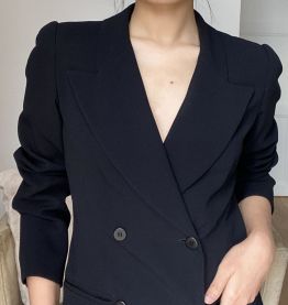 Vintage long vest jacket