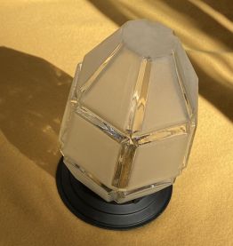 Art Deco sand glass ceiling lamp