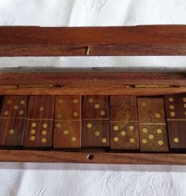 Jeu de dominos en ébène