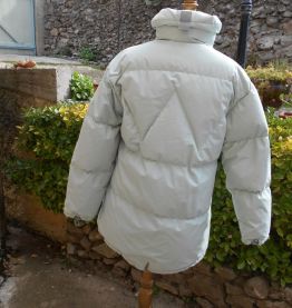 DOUDOUNE GECKO BLEU CIEL VINTAGE T L OU 40 MIXTE 