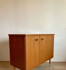 Buffet meuble machine à coudre Singer vintage années 60