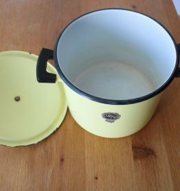 Faitout, marmite émaillée années 50/60