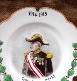 Assiette décorative Haviland - Généralissime Joffre 
