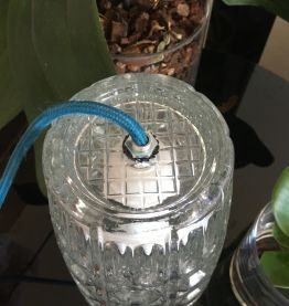 Vase verre moulé italien 70’’