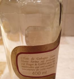 Flacon eau de cologne  400 ml JMF Roger et Gallet 