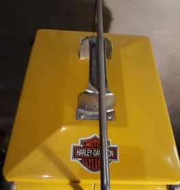 petite glacière en tole style  années  50s a 70    ,h31x24x3