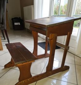 Pupitre écolier vintage 