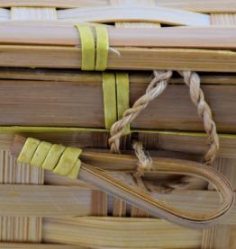 Mallette en bambou tressé 