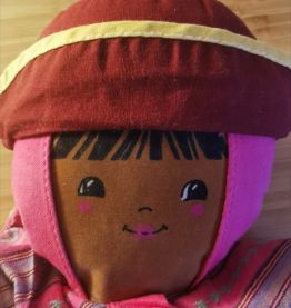 Poupée Corolle chiffon  Anita la Péruvienne 1992