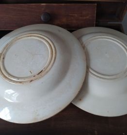 Assiettes terre de fer