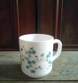 4 mugs Arcopal - Collection Veronica (myosotis)