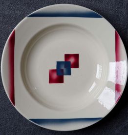 Lot 6 assiettes anciennes Badonviller