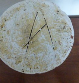 VASE année 50 couleur  Ivoire 