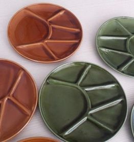 6 assiettes à fondue Faïencerie de Niderviller
