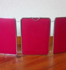 Miroir triptyque de barbier - Années 50/60
