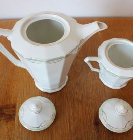 Cafetière et sucrier porcelaine d'Allemagne années 60/70