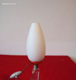 Lampe pied cristal années 50/60