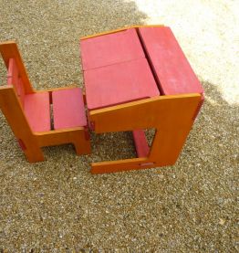 Chambre d’enfant de la fin des années 60. 