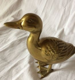 canard en laiton vintage
