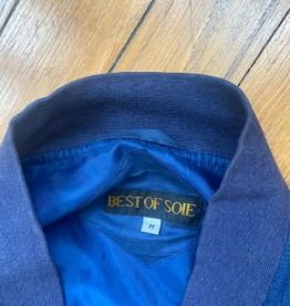 Bombers en soie marine