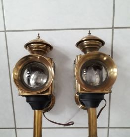 lanternes de fiacre électrisées