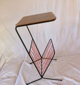 desserte porte-revues vintage