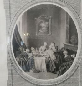 Gravure '' La toilette par PATER 