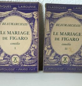 Lot 2 petits livres "Le Mariage de Figaro "