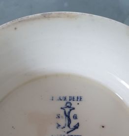 SOUPIERE faïence de Rouen 