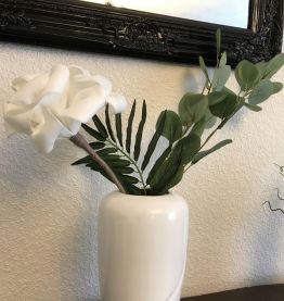 Bbeau vase blanc céramique