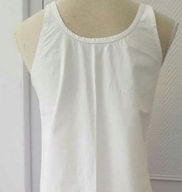 Authentique chemise de nuit début 1900 coton blanc 38/40