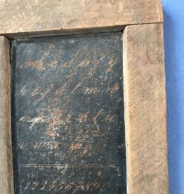 Ardoise d'écolier  avec boulier