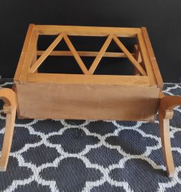 porte-revues en bois des années 50