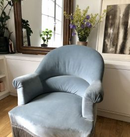 Fauteuil crapaud vintage