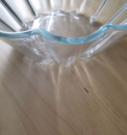 moule a charlotte en verre pyrex vintage 