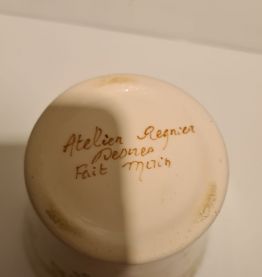 Pique Fleurs Atelier Regnier Desvres décor floral animaliier