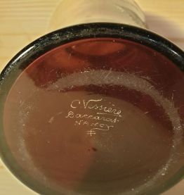 Cristal de baccarat ,vase début 20 ème siècle 