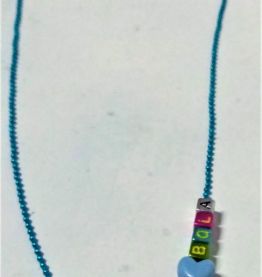 Collier Bola de grossesse  bleu Playmobil