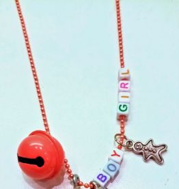 Collier Bola de grossesse orange Playmobil