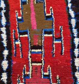 tapis berbere boucherouite 80x250 Cm