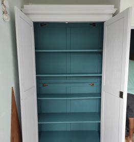 Armoire parisienne lingère bois
