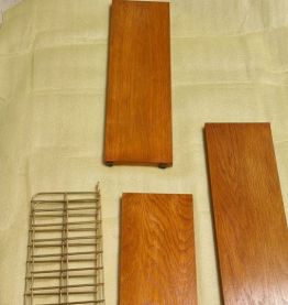 etagere bois  design  A.DEKKER   1950  a 60  TOMADO 70x7020 