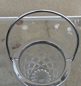 Sceaux à glaçons en verre Vintage 