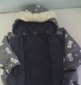 Manteau à capuche taille 1 an pour bébé fille &amp; garçon