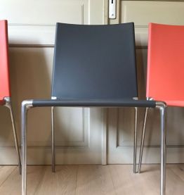 Lot de 4 chaises modèle Alma Roberto Barbieri B&amp;B Italia