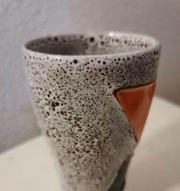 Vase Verre Fat Lava Rétro Vintage 