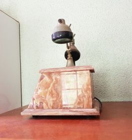 Téléphone vintage en marbre et cuivre ( ref K7)