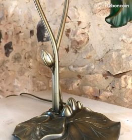 Lampe tulipe, style art nouveau